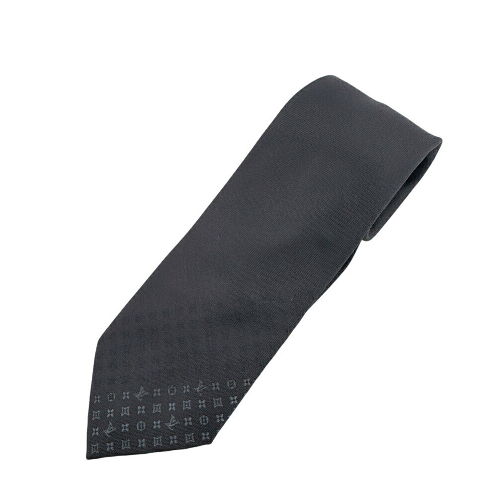 LOUIS VUITTON Monogram Gradient Tie, Black